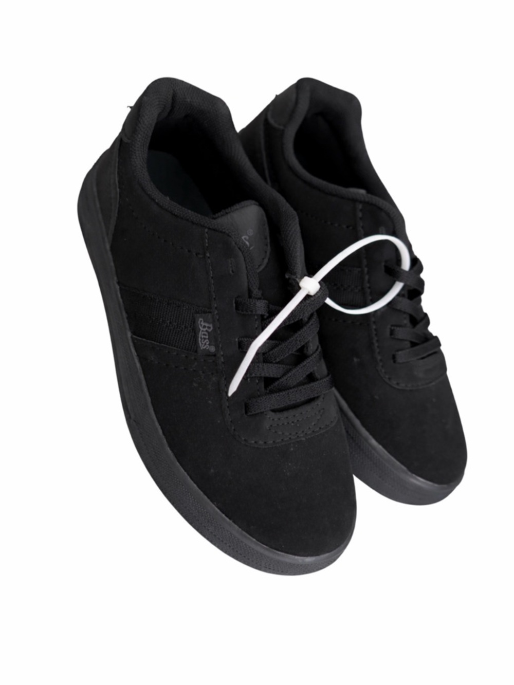 KidsBlack Suede Skate Sneakers